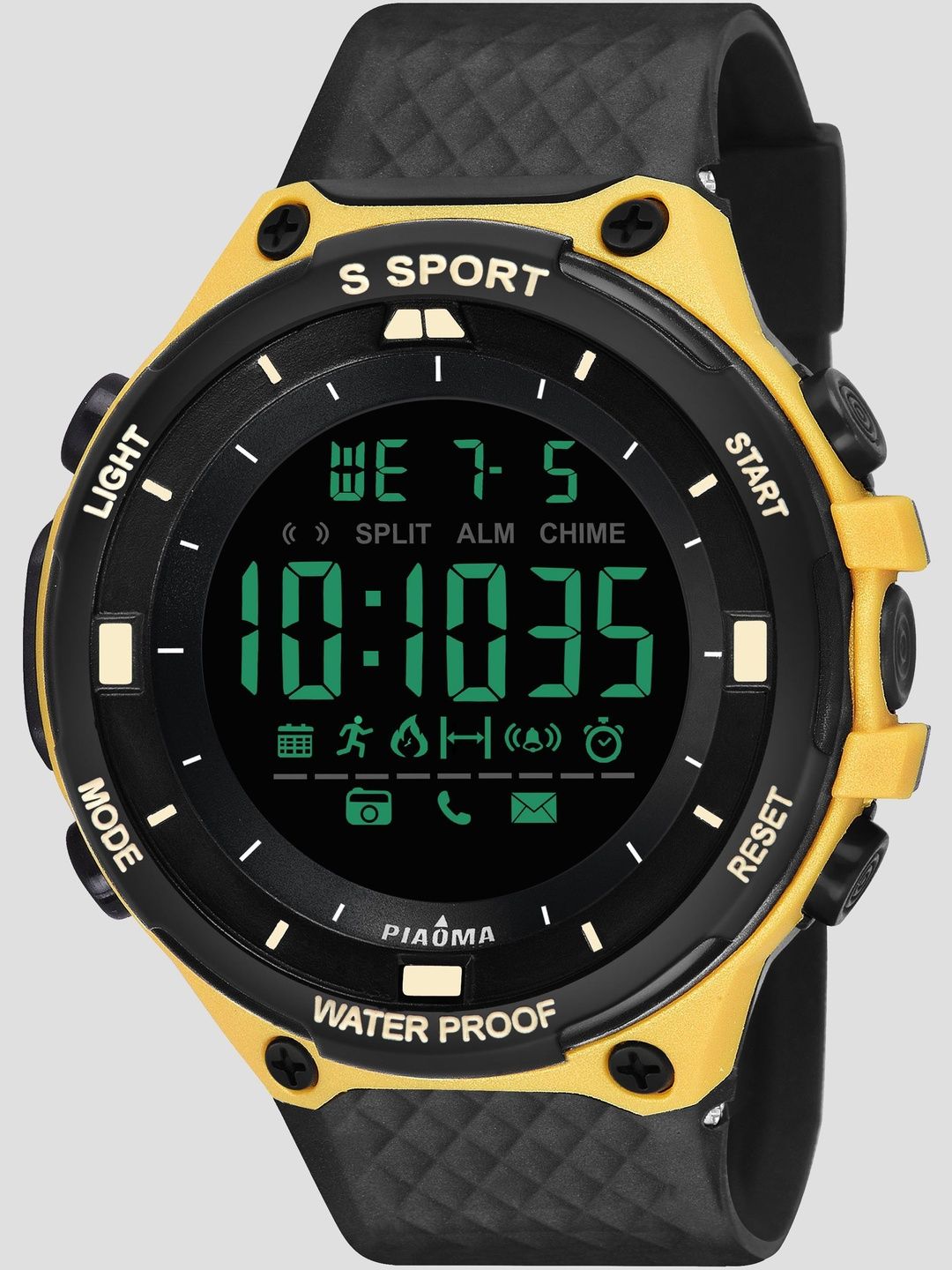 HARBOR Men Dial & Straps Watch H_9084_Yellow_Ring-picture-36