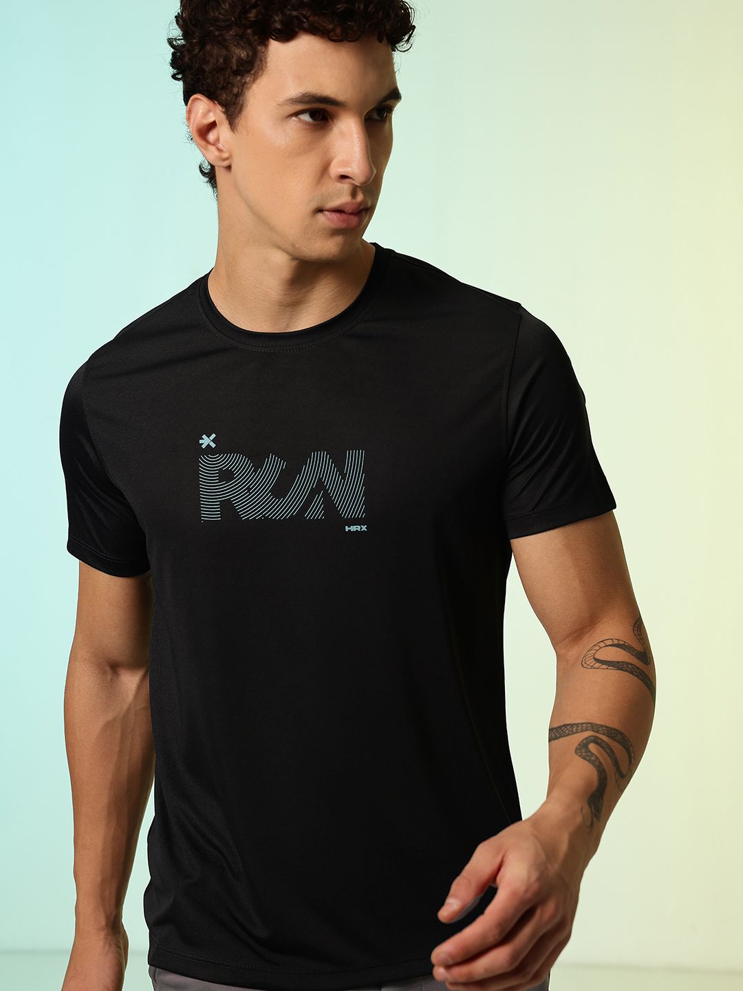 HRX by Hrithik Roshan Typography Printed Rapid-Dry Running T-shirt-picture-38