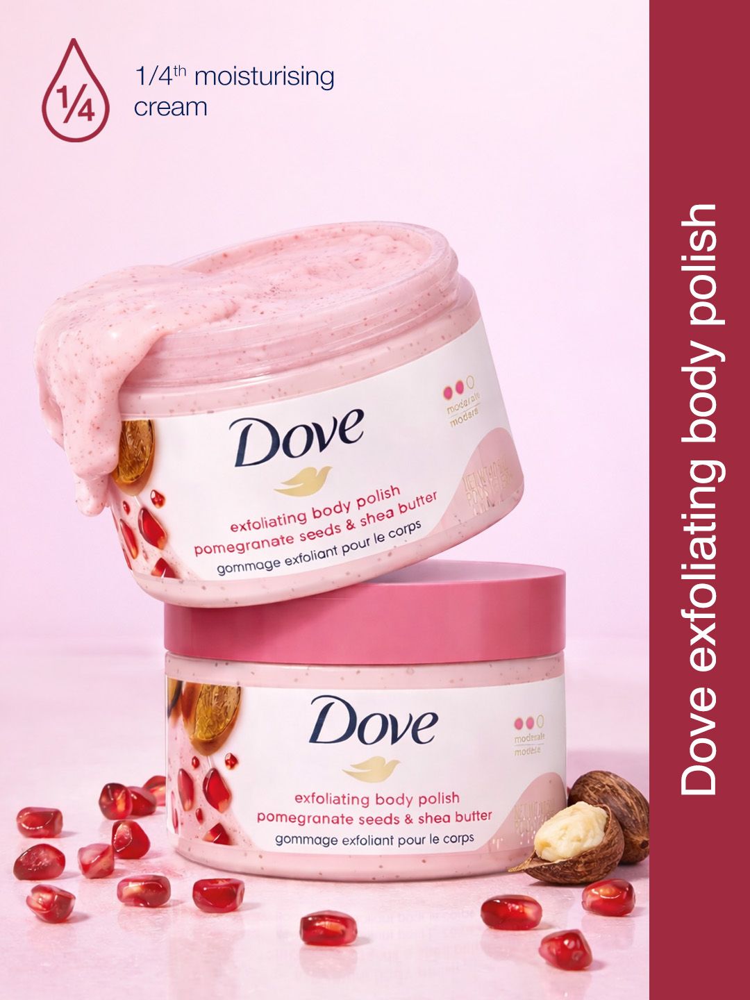 Myntra Glow-getter Dove Body Scrubs At 50 Ext