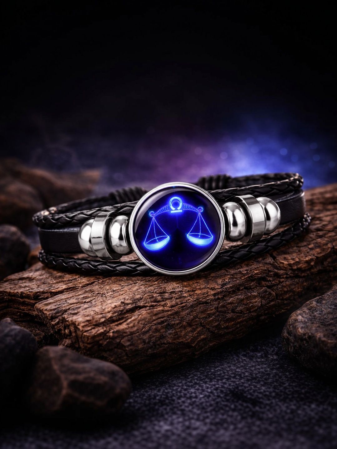 Forevershine Unisex Leather Tigers Eye Multistrand Bracelet-picture-15
