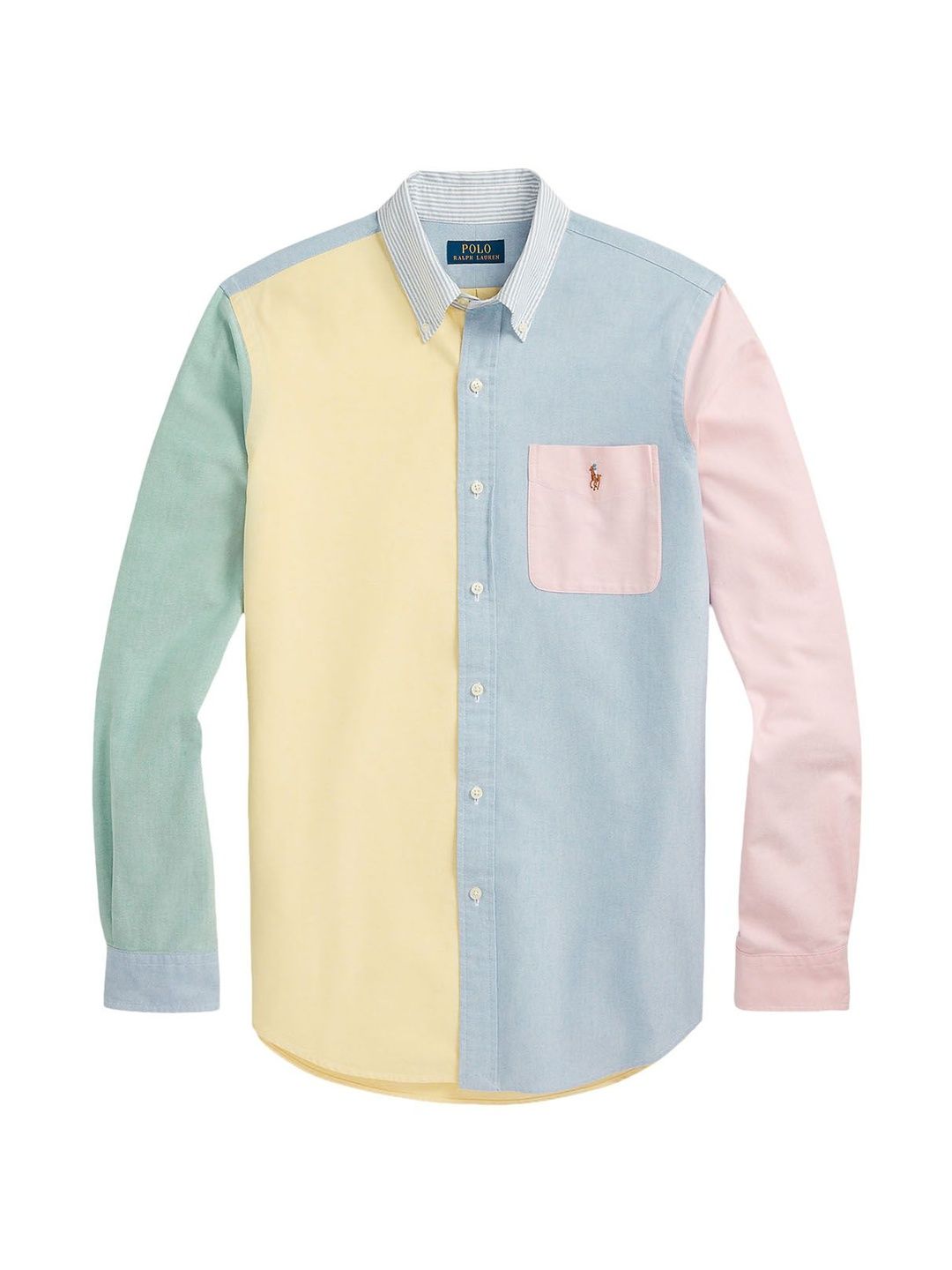 Polo Ralph Lauren Men Multicoloured Colourblocked Logo Shirts-image-0