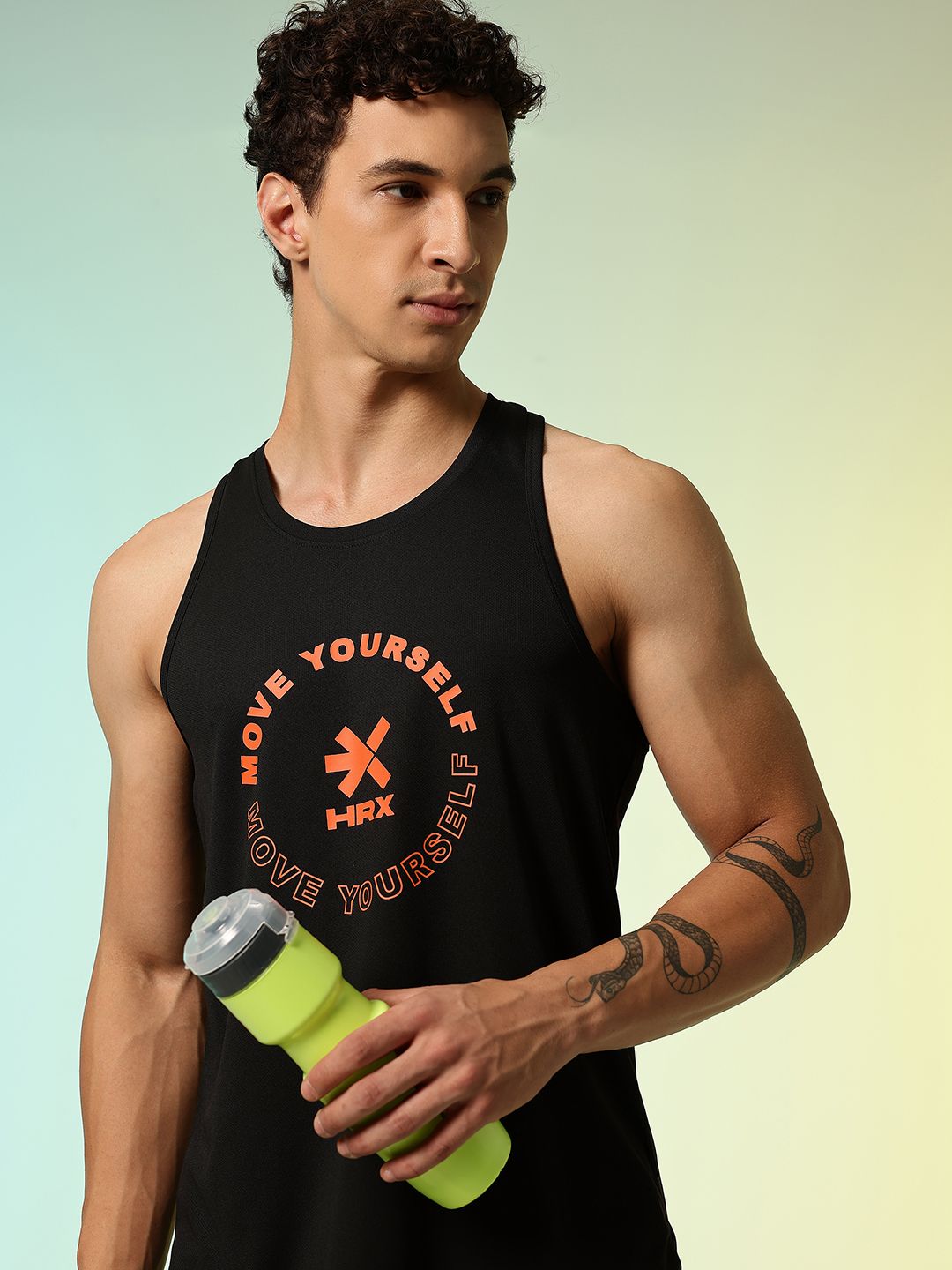 HRX by Hrithik Roshan Typography Printed Rapid-Dry Training T-shirt-picture-34
