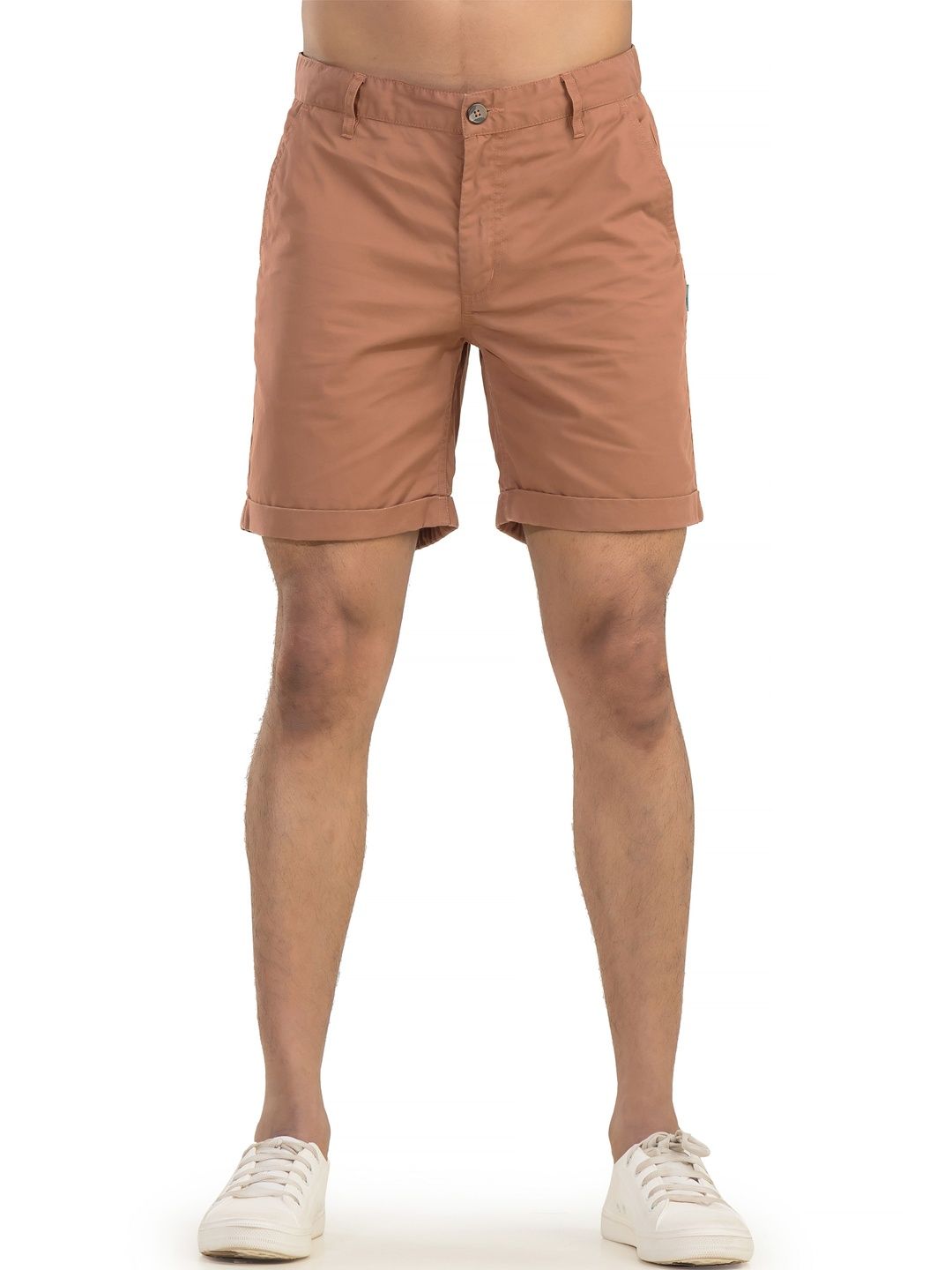 BELANO Men Cotton Light Brown Casual Shorts-picture-54