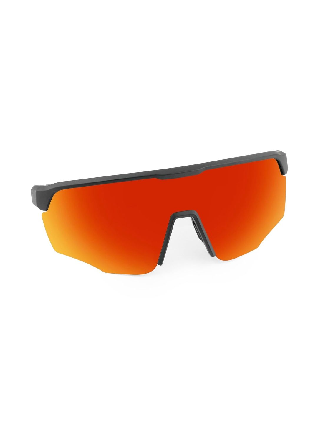 SASA Men Red Lens & Silver-Toned Sports Sunglasses with-picture-19
