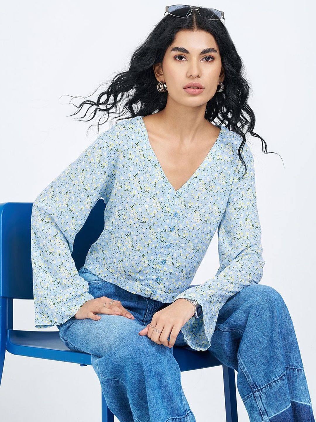 SF JEANS by Pantaloons Print long Top-picture-35
