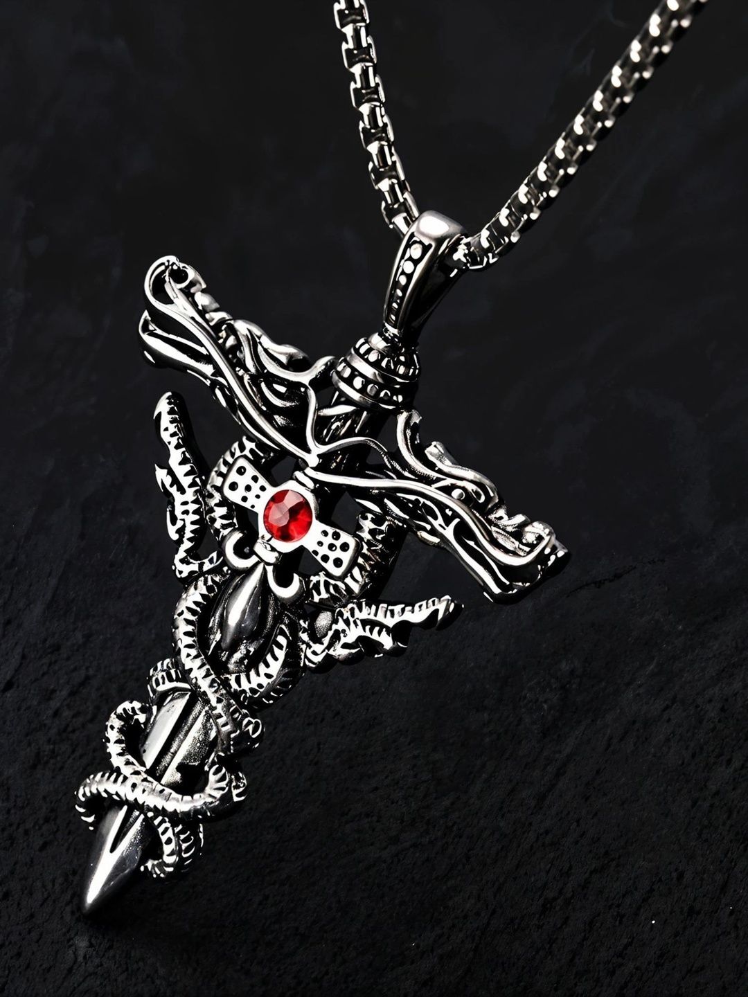 PASU FASHION Silver-Plated Pendant-picture-19