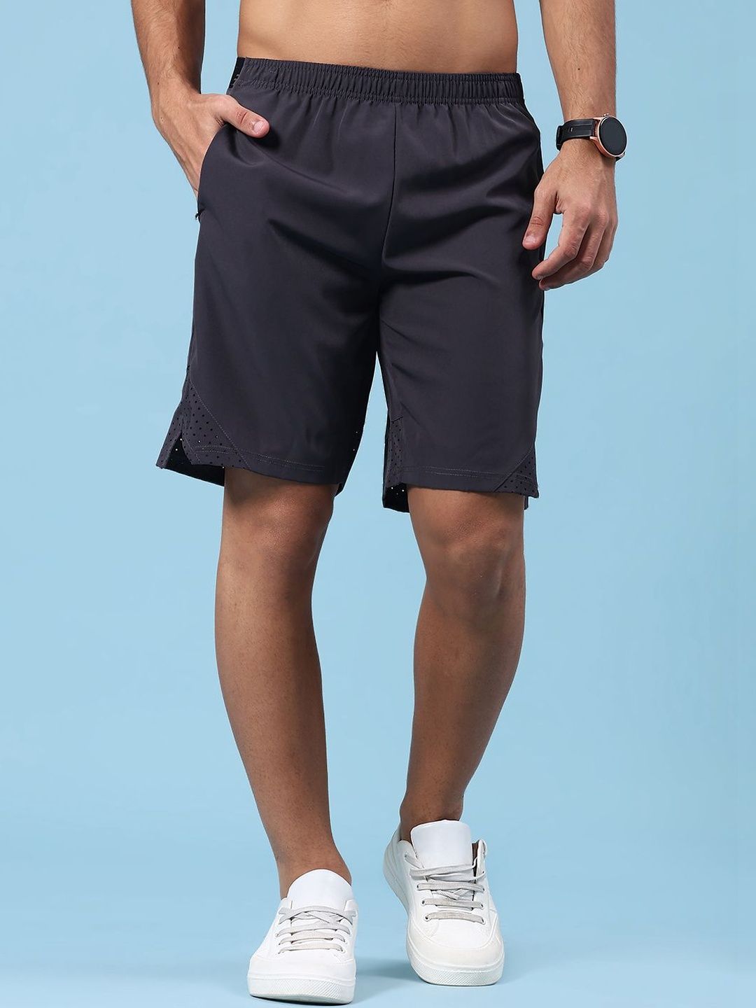 V-Mart Men Solid Ns Knitted Shorts-picture-30