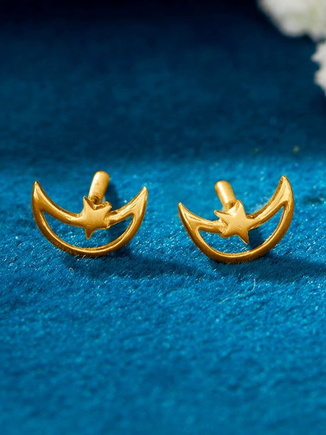 P N GADGIL JEWELLERS Girls 22KT Gold Earrings - 1.36g-picture-28