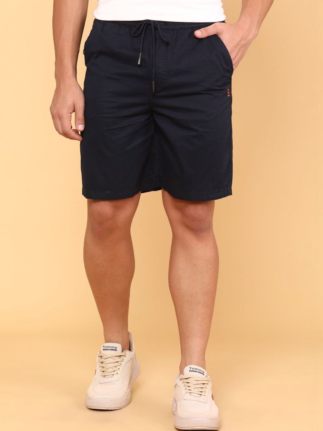 V-Mart Men Solid Twill WovenShorts-image-22