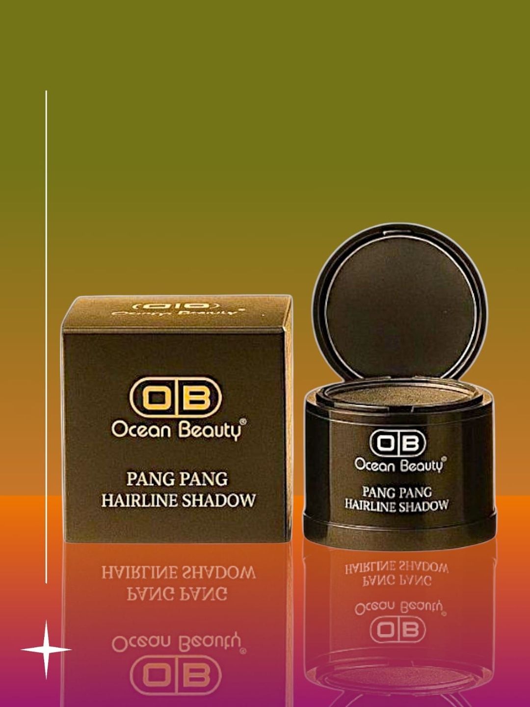 OB Ocean Beauty Waterproof Hair Shadow Powder - Brown 03-picture-34