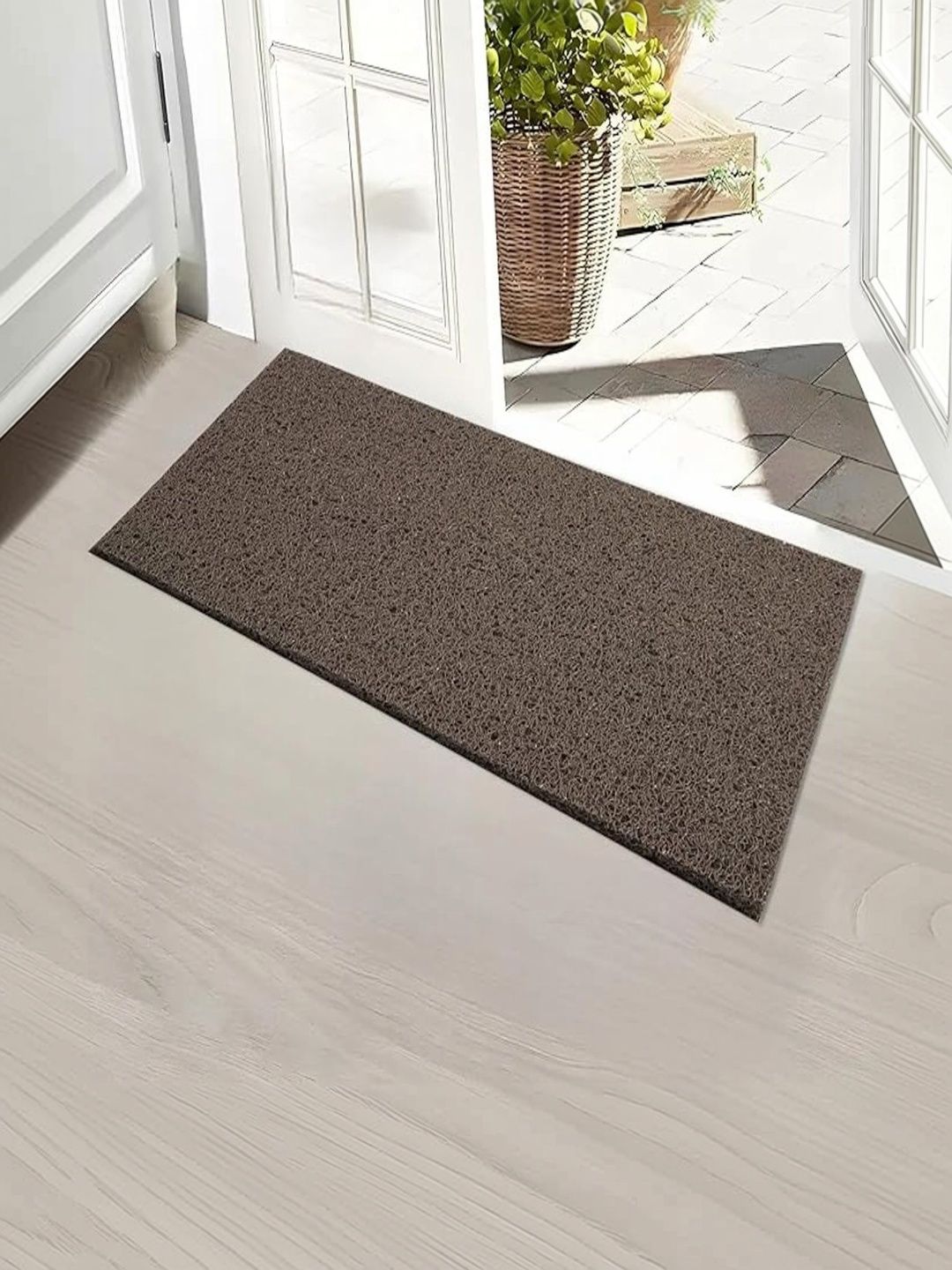 vstucart Brown Textured Durable Anti-Skid Doormats-picture-37