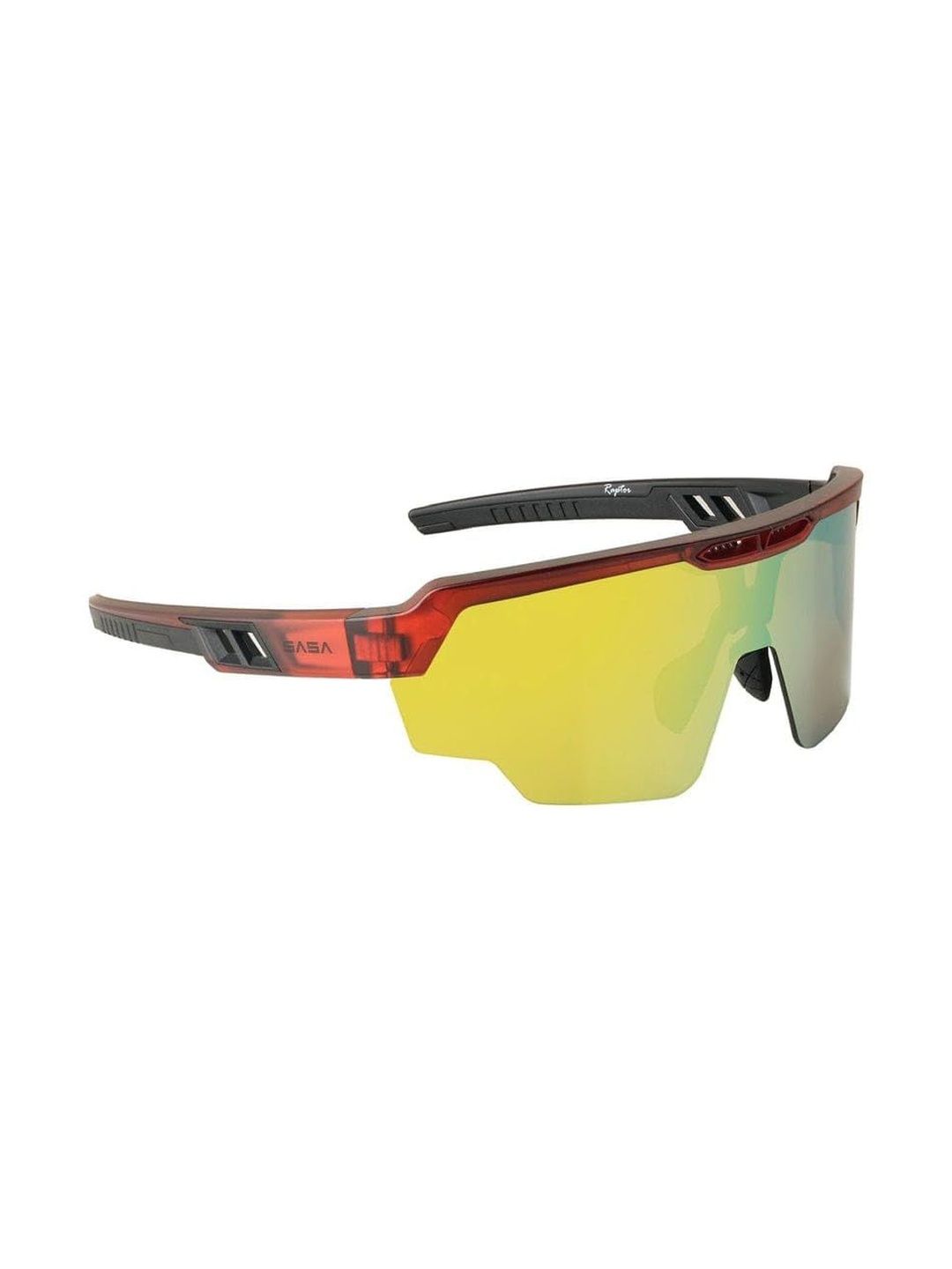 SASA Men Yellow Lens & Black Sports Sunglasses with-image-41