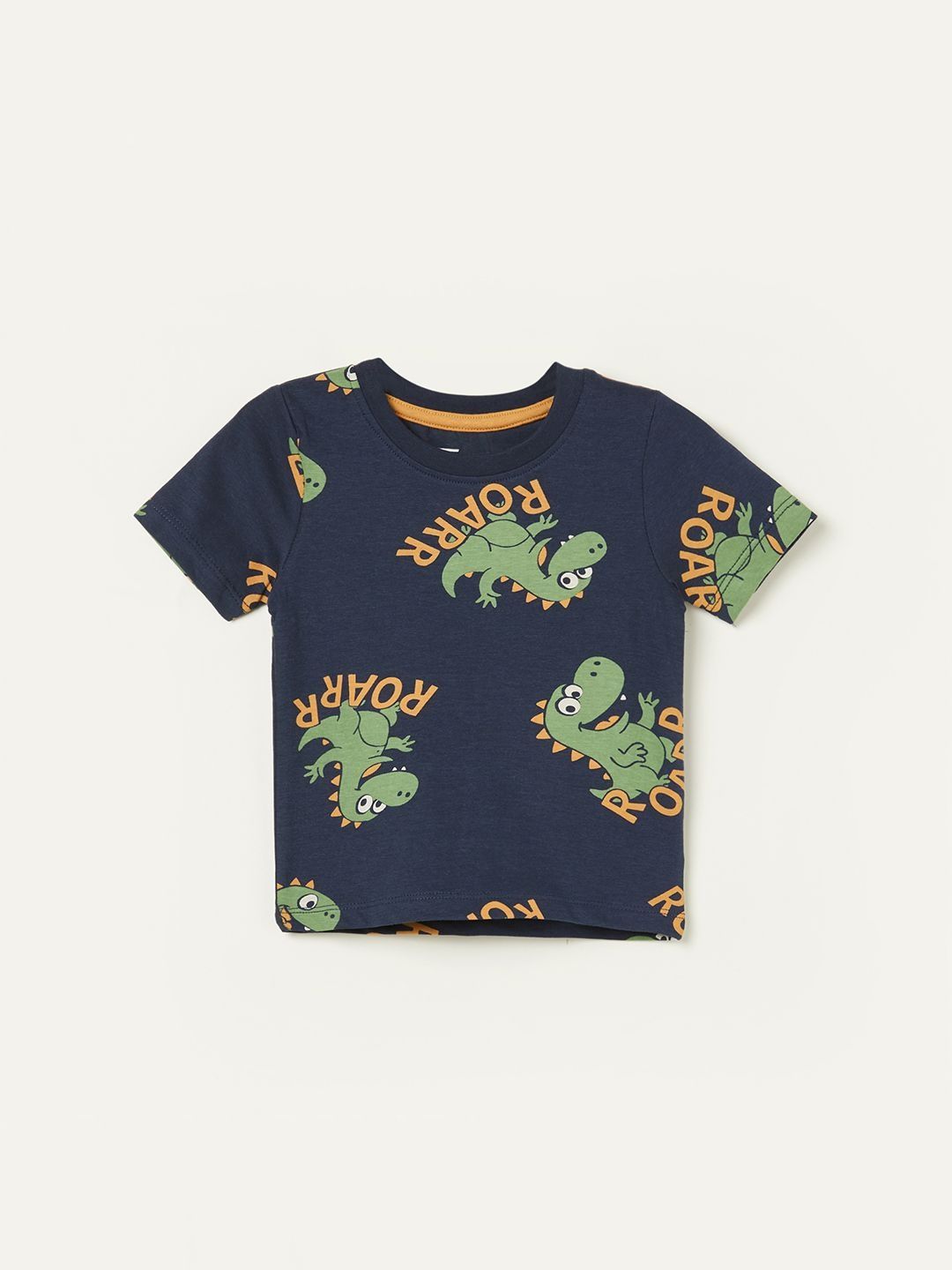 Fame Forever by Lifestyle Boys Blue Printed Cotton Regular T Shirt Tshirts-picture-10