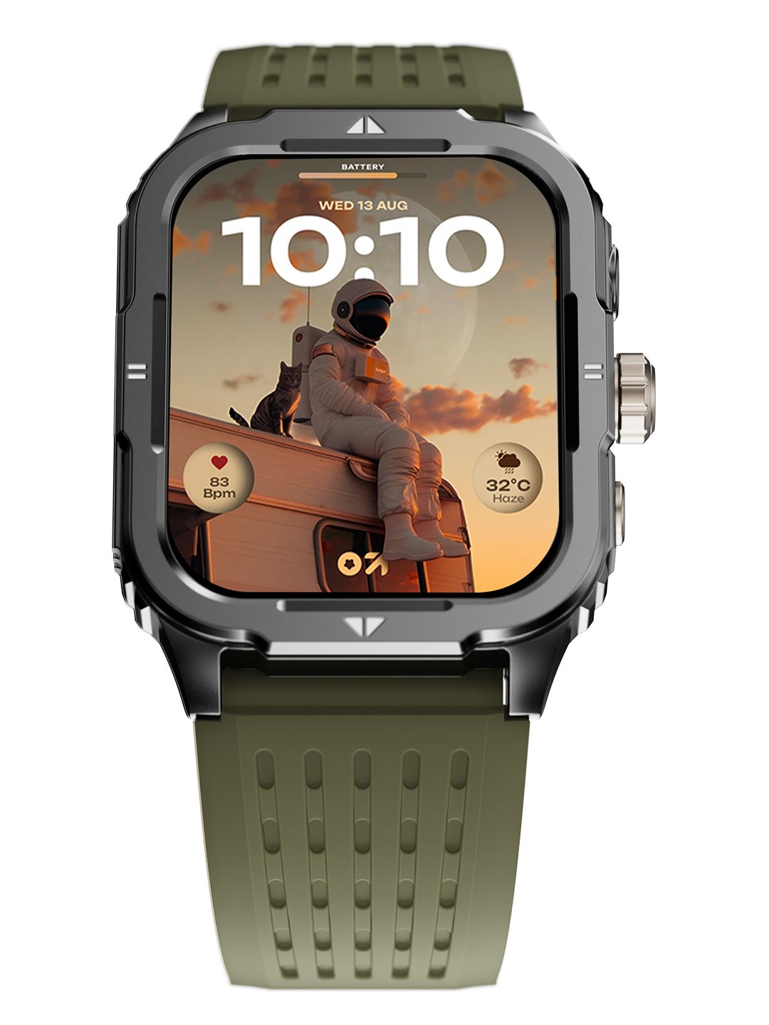 GOBOULT Tuff Rivet Smartwatch with 1.9 HD Display, Working Crown & Quick Access Torch-picture-10