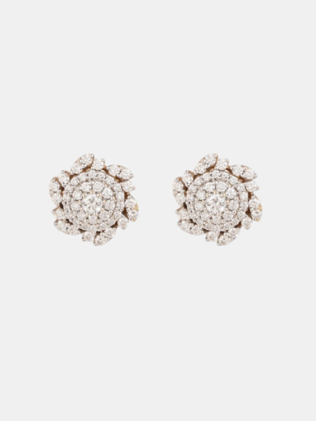 c krishniah chetty jewellers pvt ltd C KC KRISHNIAH CHETTY JEWELLERS PVT LTD 18K Gold Dimond Studded Earring- 6.21g-picture-29