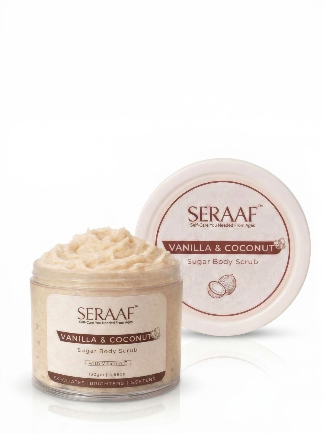 SERAAF Vanilla & Coconut Sugar Body Scrub - 130 g-picture-37