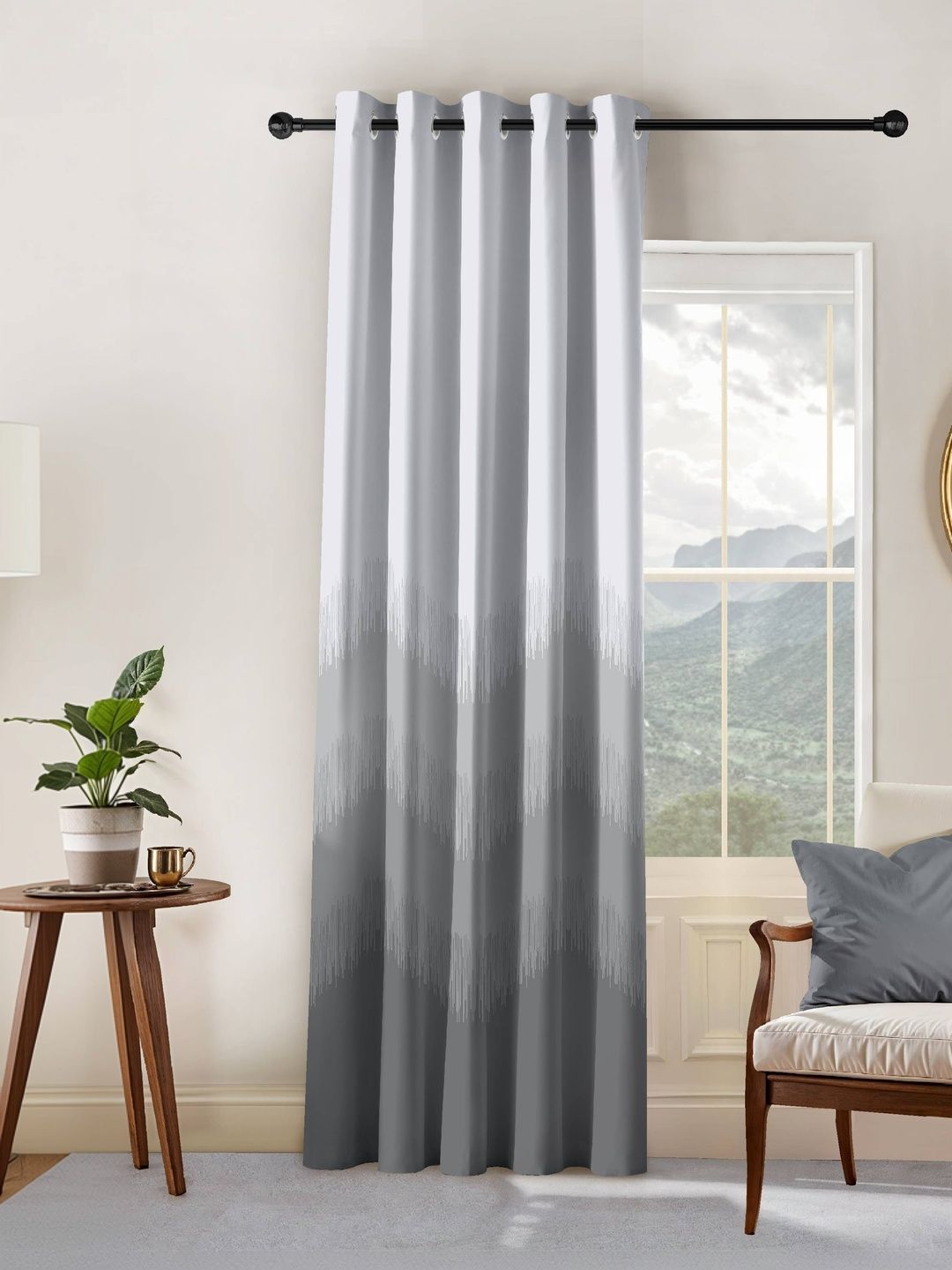 Nefertiti Home Kivo L Grey Blackout Curtain 9 Feet-image-26