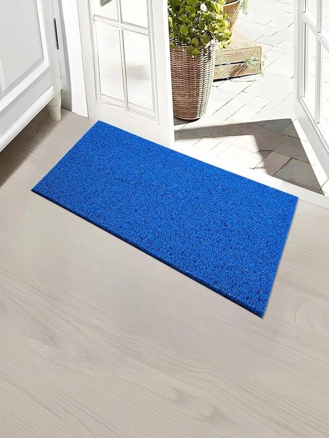 vstucart Blue Textured Durable Anti-Skid Doormats-image-33