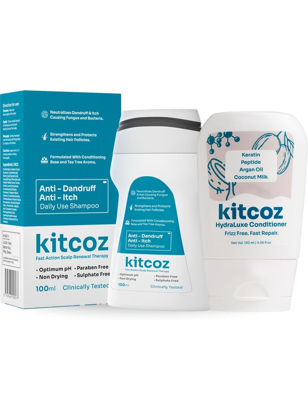 Kitcoz Anti-Dandruff Routine Shampoo & Conditioner Combo-image-11