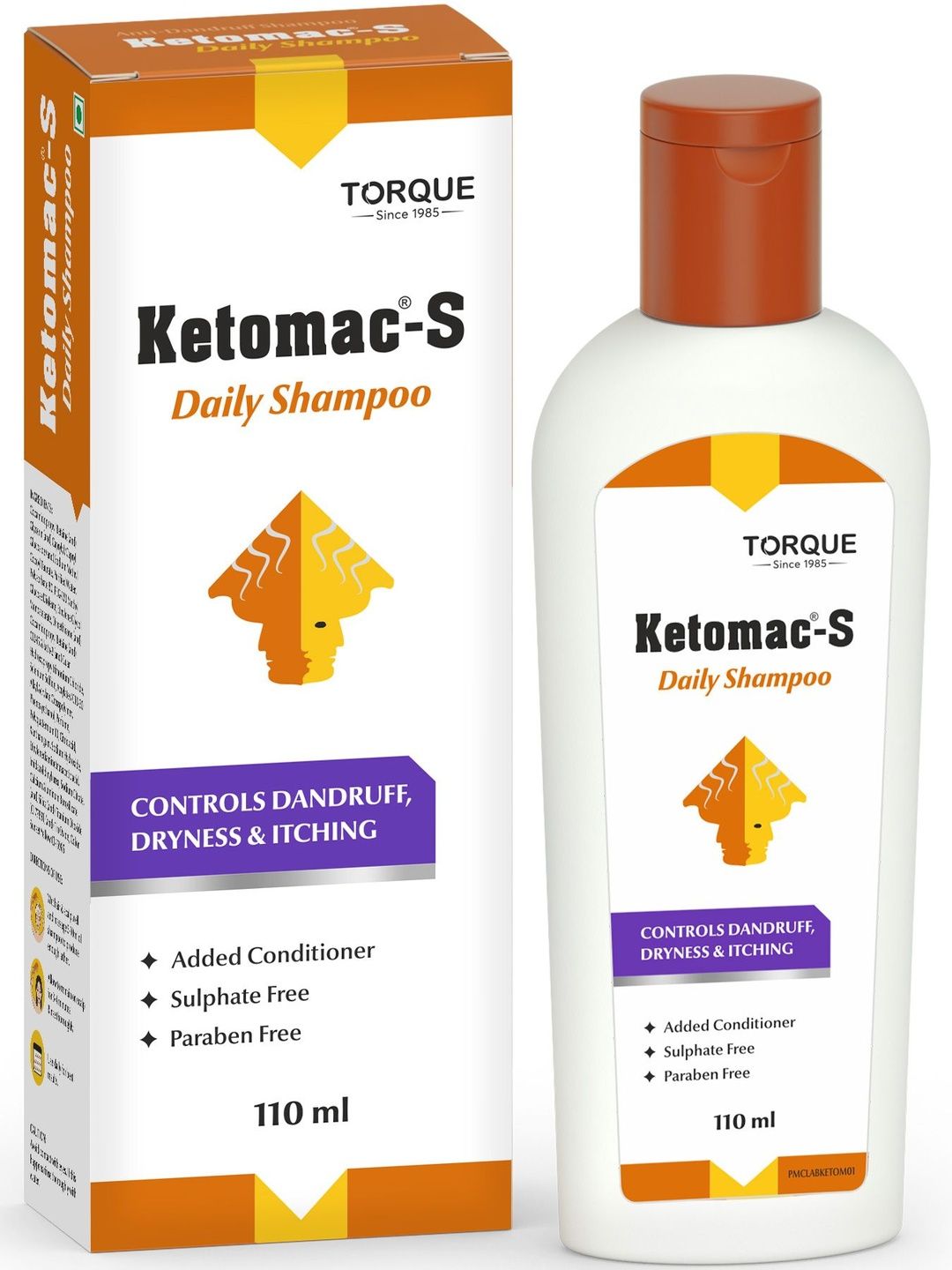 Torque Ketomac-S Daily Anti-Dandruff Shampoo - 110 ml-image-49