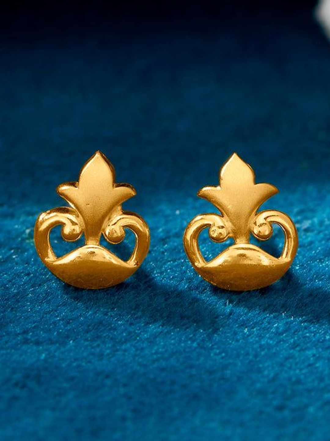 P N GADGIL JEWELLERS Girls 22KT Gold BIS Hallmark Earrings - 2.1 g-picture-41
