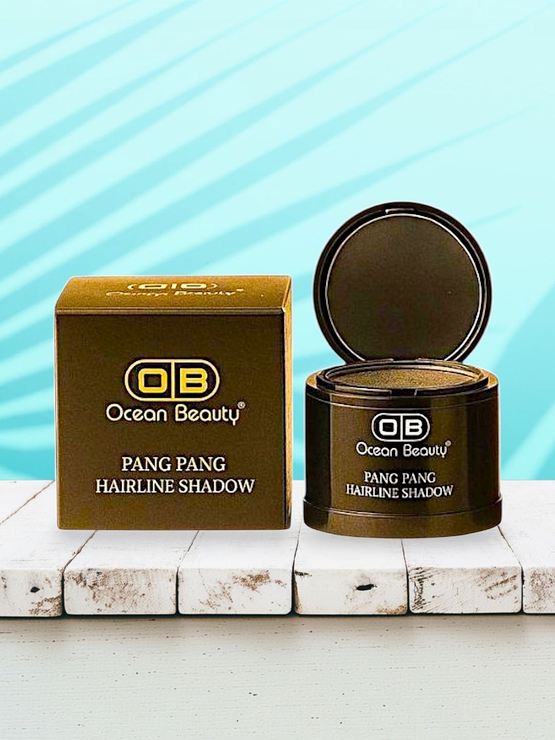 OB Ocean Beauty Waterproof Hair Shadow Powder - Brown 02-image-41