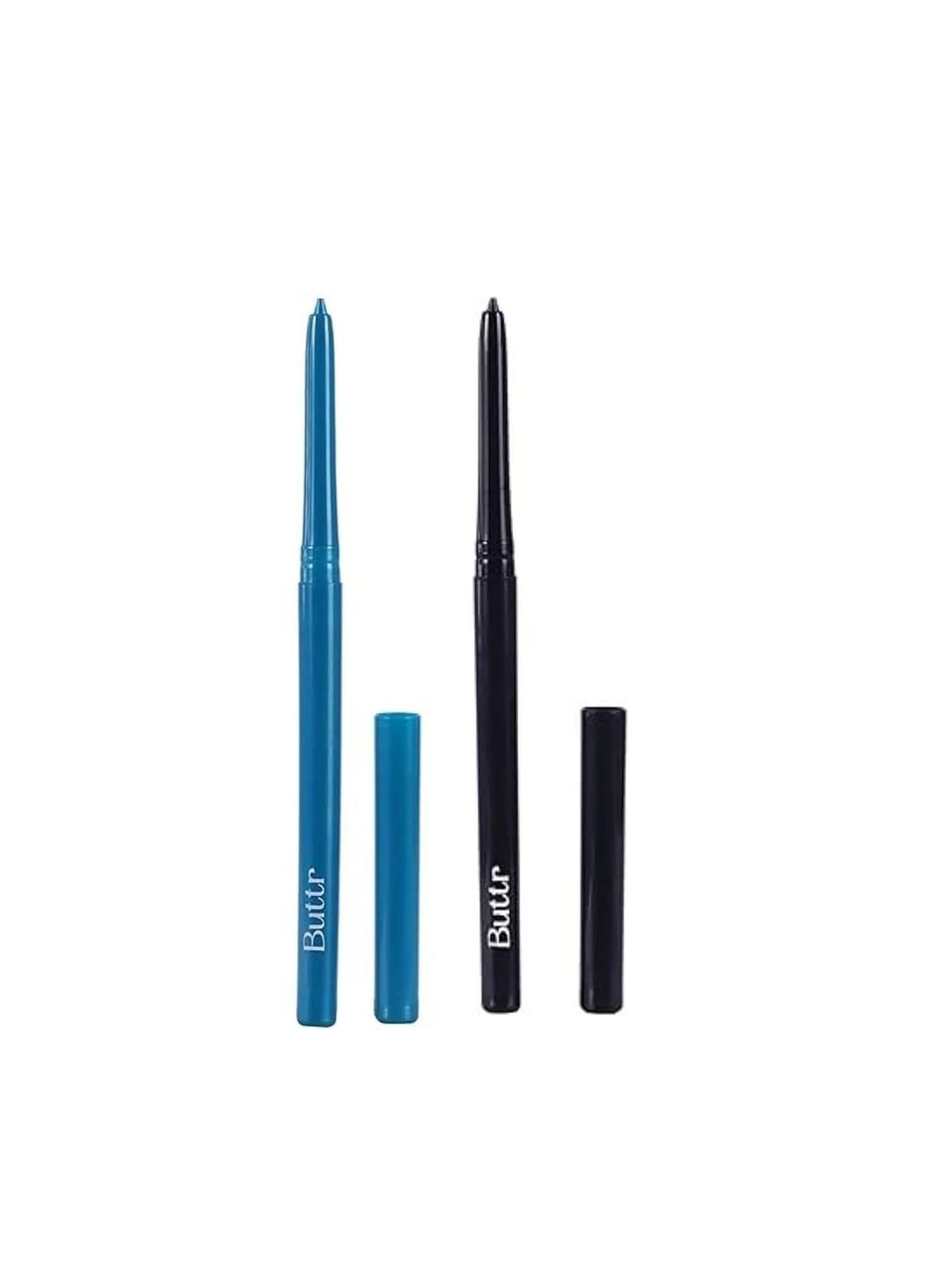Buttr Set Of 2 Highly Pigmented Smudge Proof Eyeliners - Teal Blue & Black-image-31