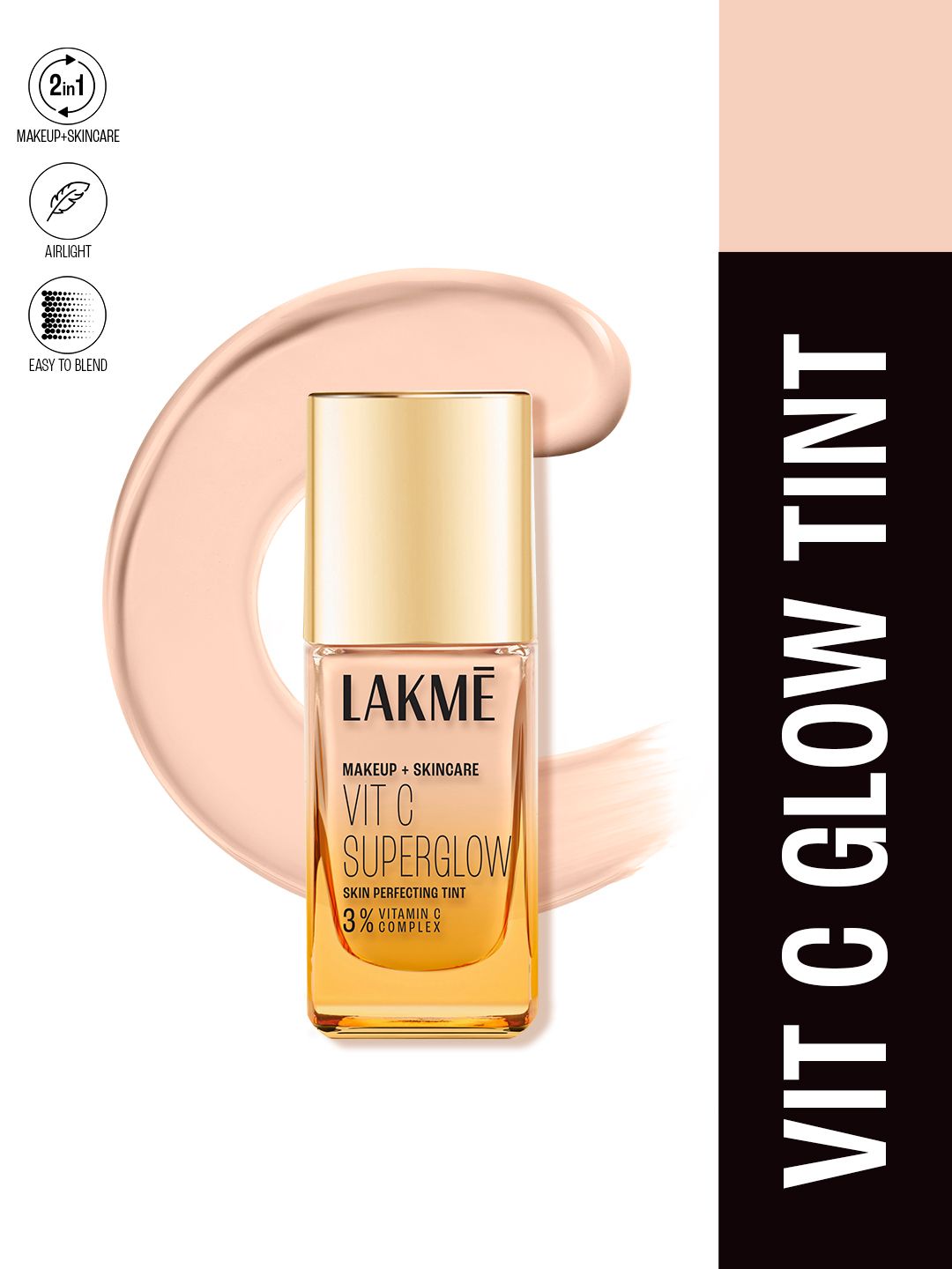 Makeup+Skincare Vit C Superglow Skin Perfecting Makeup Fixer (60 ml)