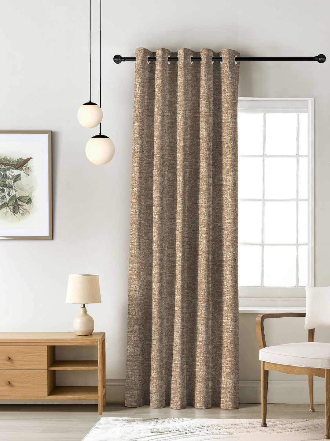 Nefertiti Home Liva Chiku Blackout Curtain 7 Feet-image-47