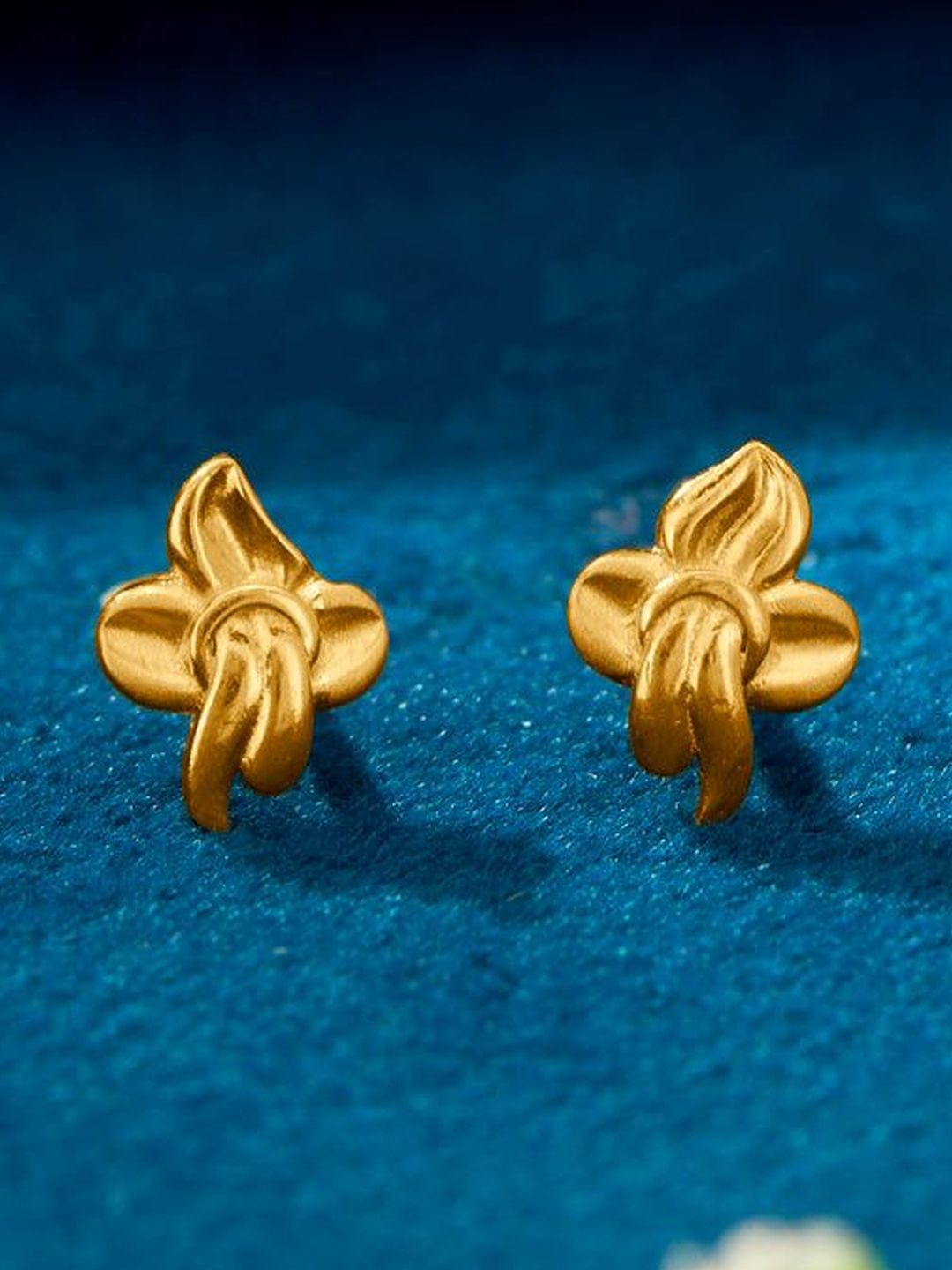 P N GADGIL JEWELLERS Girls 22KT Gold Earrings - 1.33g-picture-29