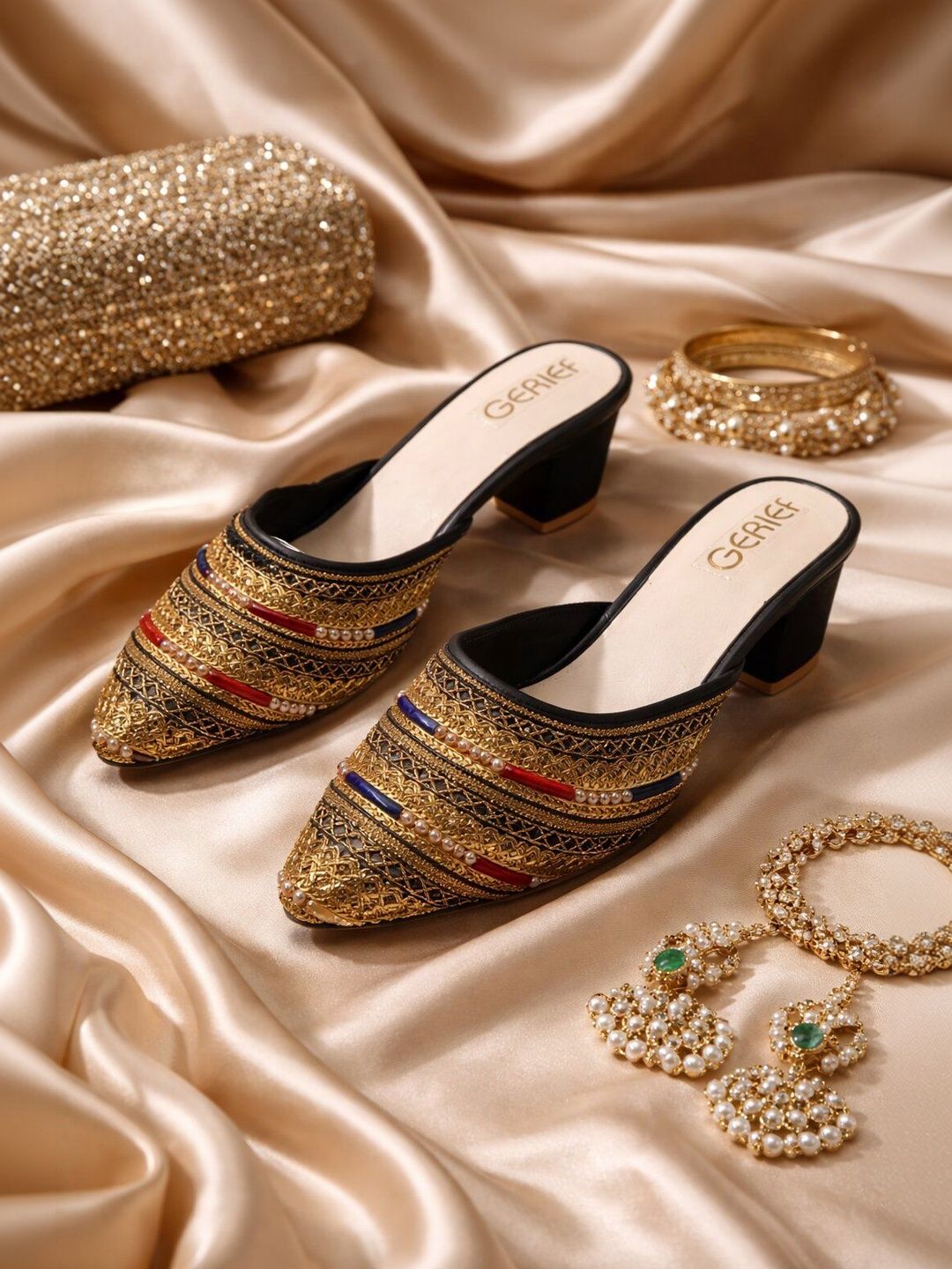 GERIEF Party Block Sandals-picture-33