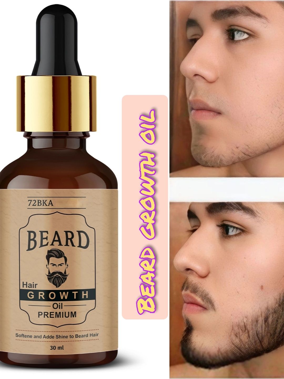 Be Kind Retail Beard Hair Growth Oil- 30 ml-picture-29
