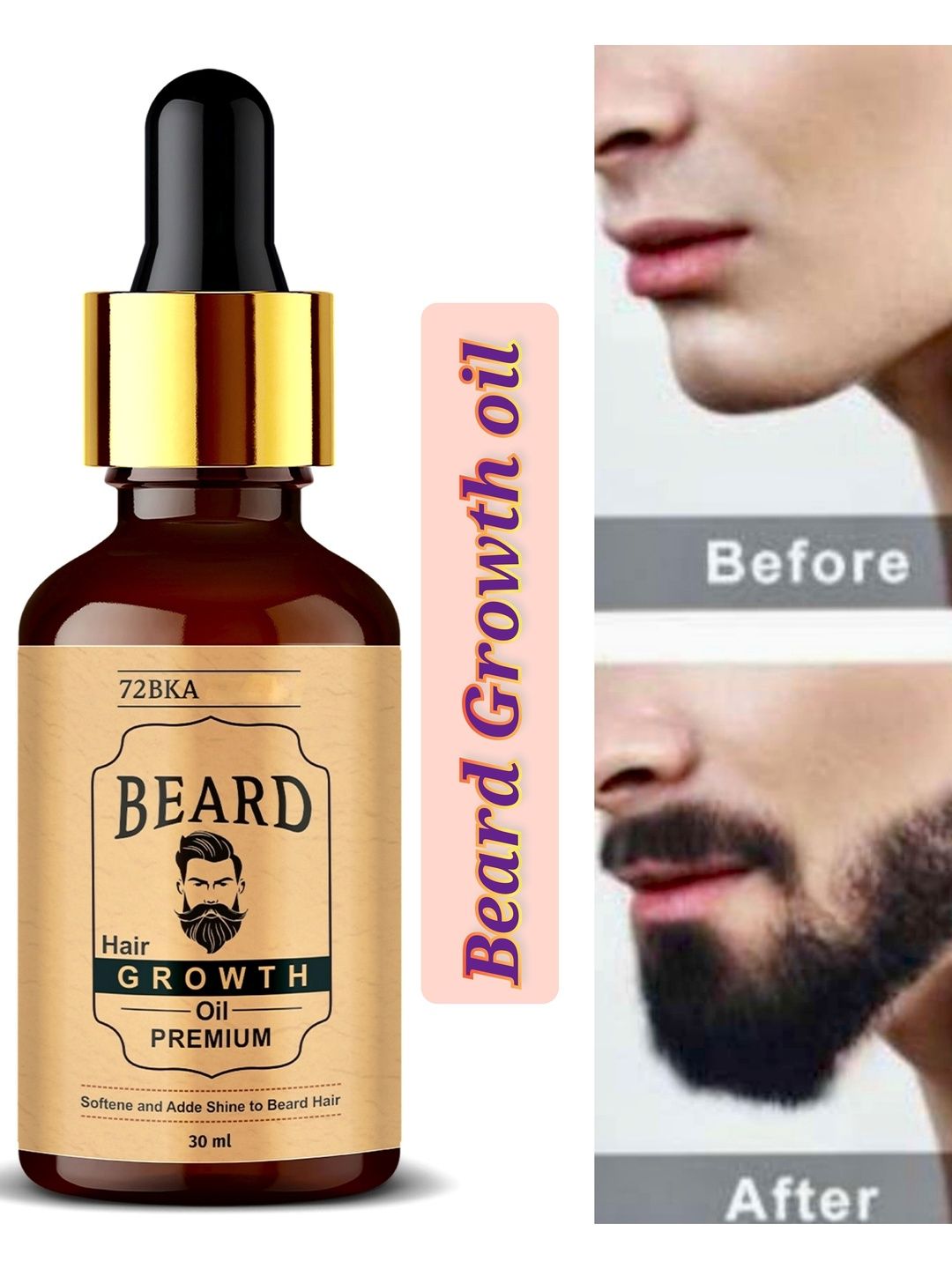 Be Kind Retail Beard Hair Growth Oil- 30 ml-picture-27