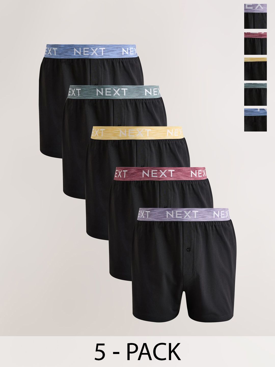 NEXT Pack of 5 Pure Cotton Trunks-picture-56