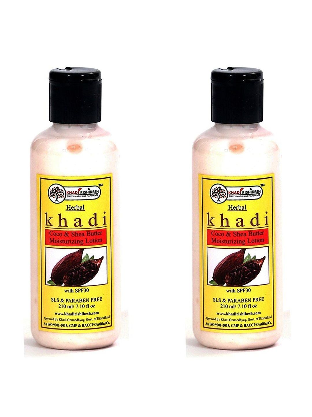Khadi Rishikesh Pack Of 2 Herbal Coco & Shea Butter Moisturizing Lotion -210 ml Each-picture-13