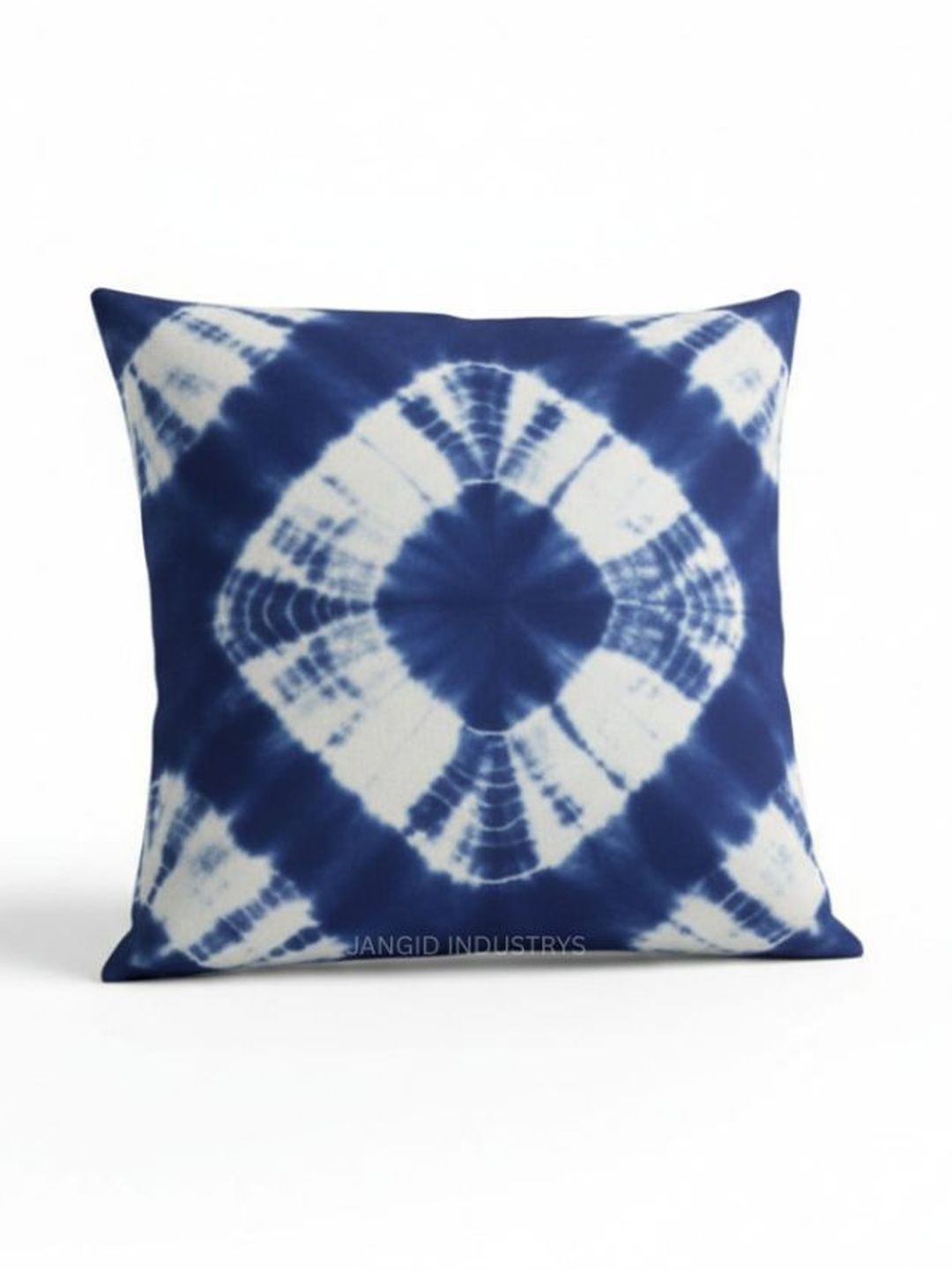 JANGID INDUSTRYS Blue Colourblocked Square Cushion Covers-picture-11