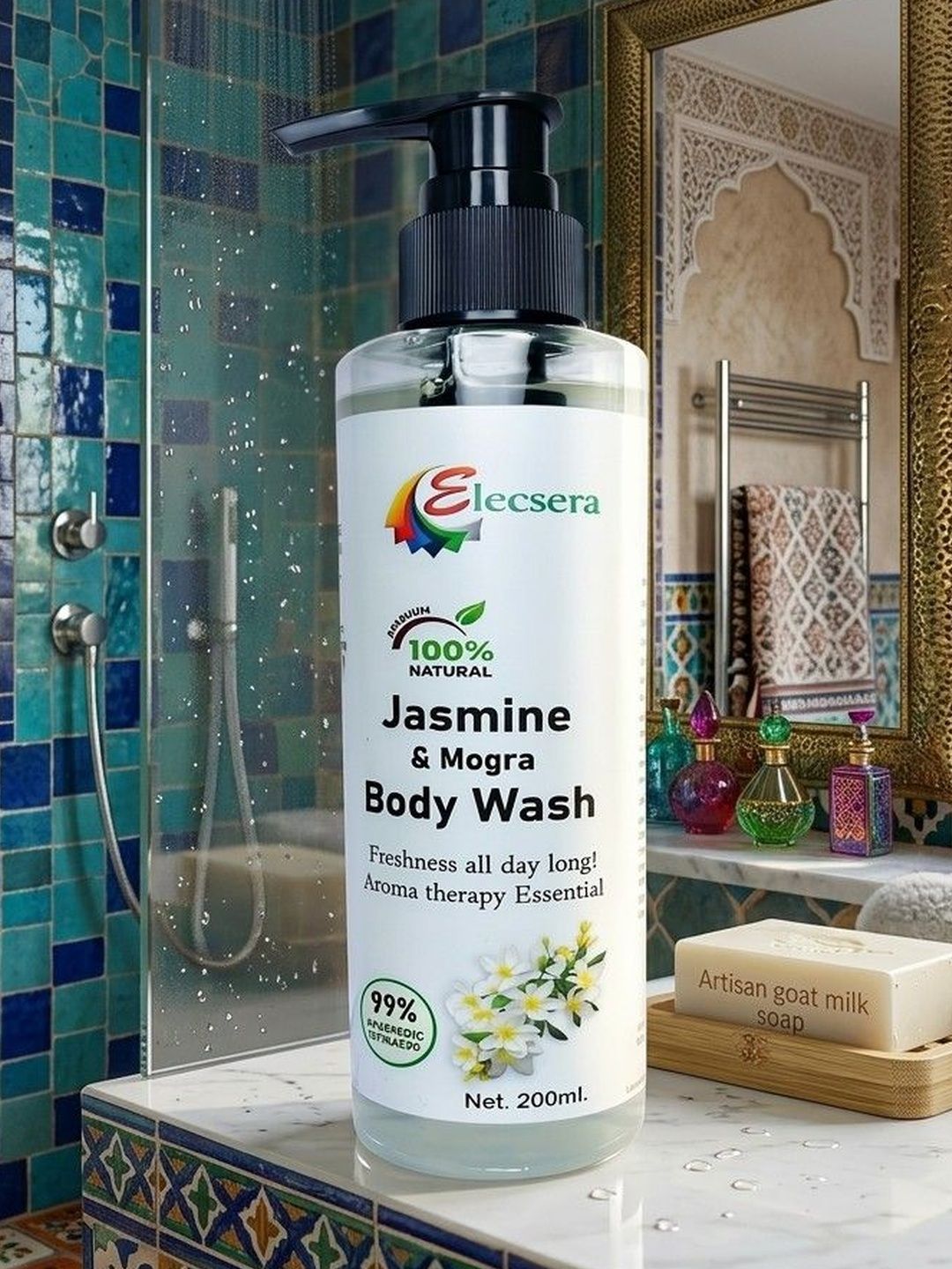 Elecsera Jasmine & Mogra Body Wash - 200 ml-picture-10
