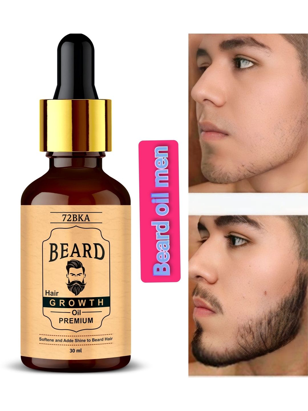 Be Kind Retail Beard Hair Growth Oil- 30 ml-picture-15