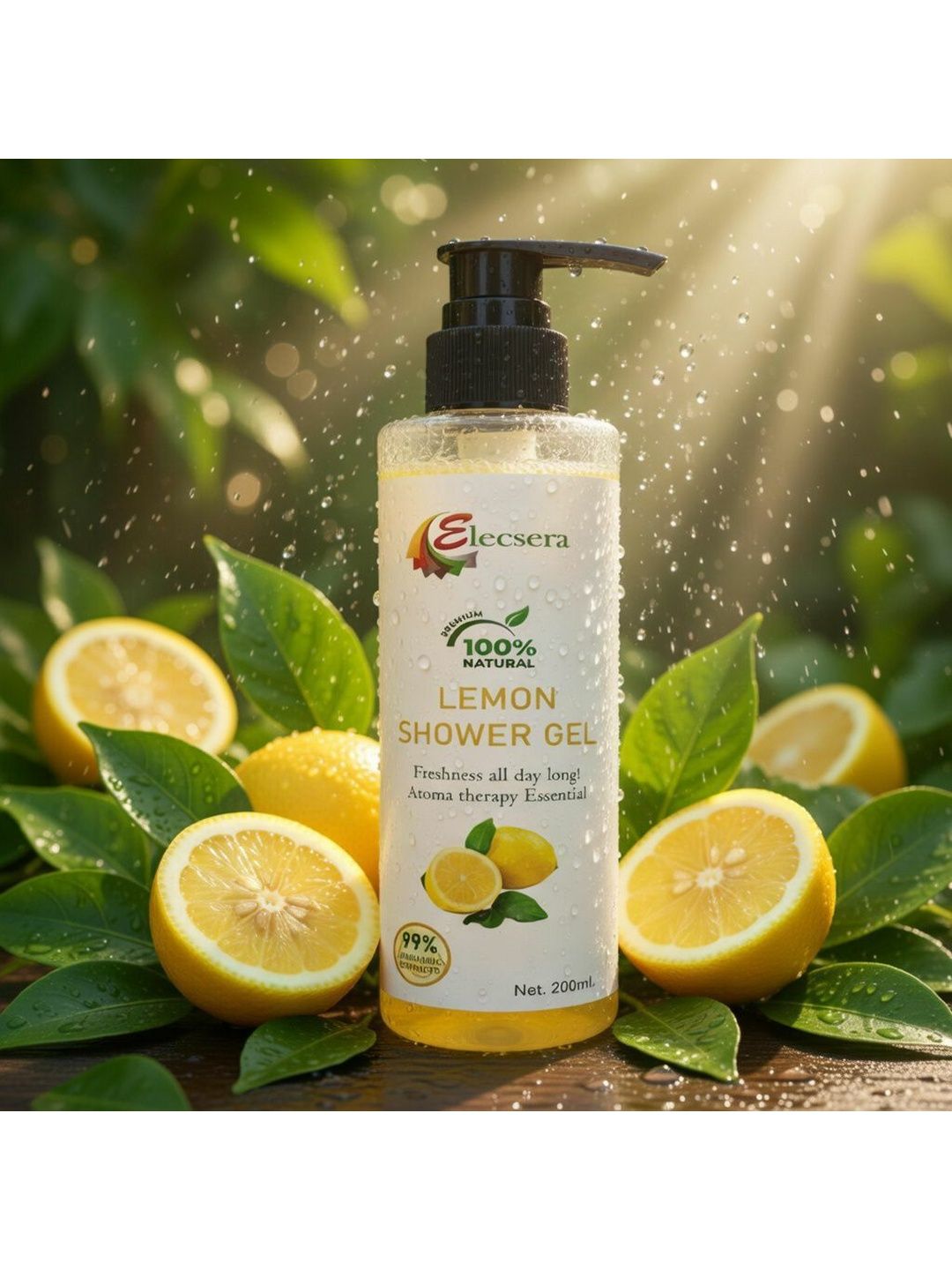 Elecsera Lemon Shower Gel - 200 ml-picture-7