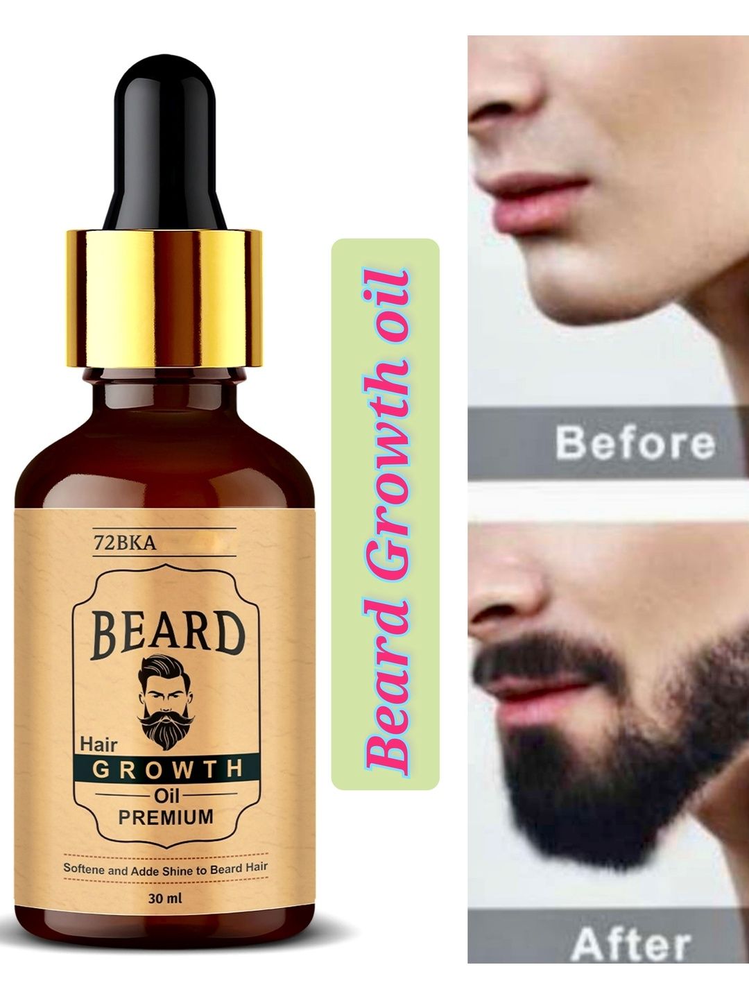 Be Kind Retail Beard Hair Growth Oil- 30 ml-picture-58