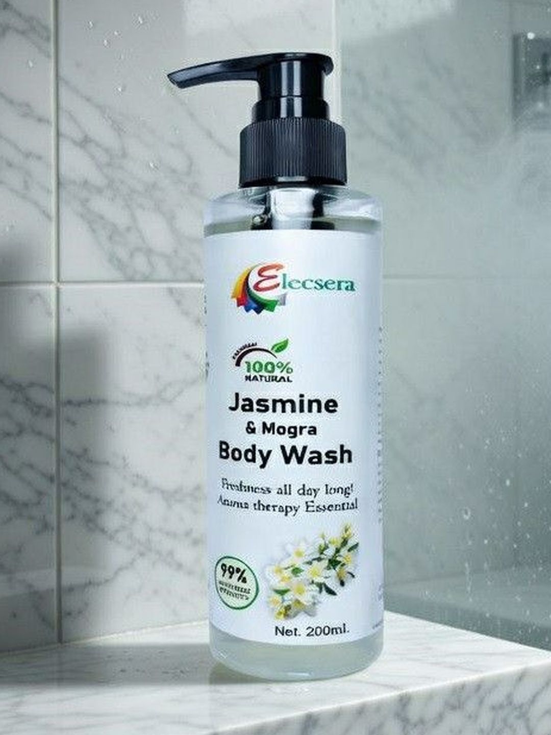 Elecsera Jasmine & Mogra Body Wash For Softening And Smoothening - 200 ml-picture-19