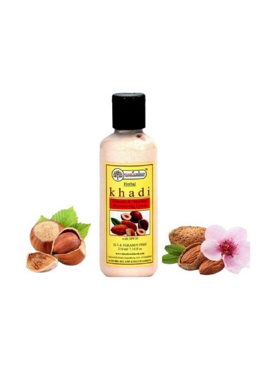 Khadi Rishikesh Herbal Almond & Hezelnut Moisturizing Lotion -210 ml-picture-38