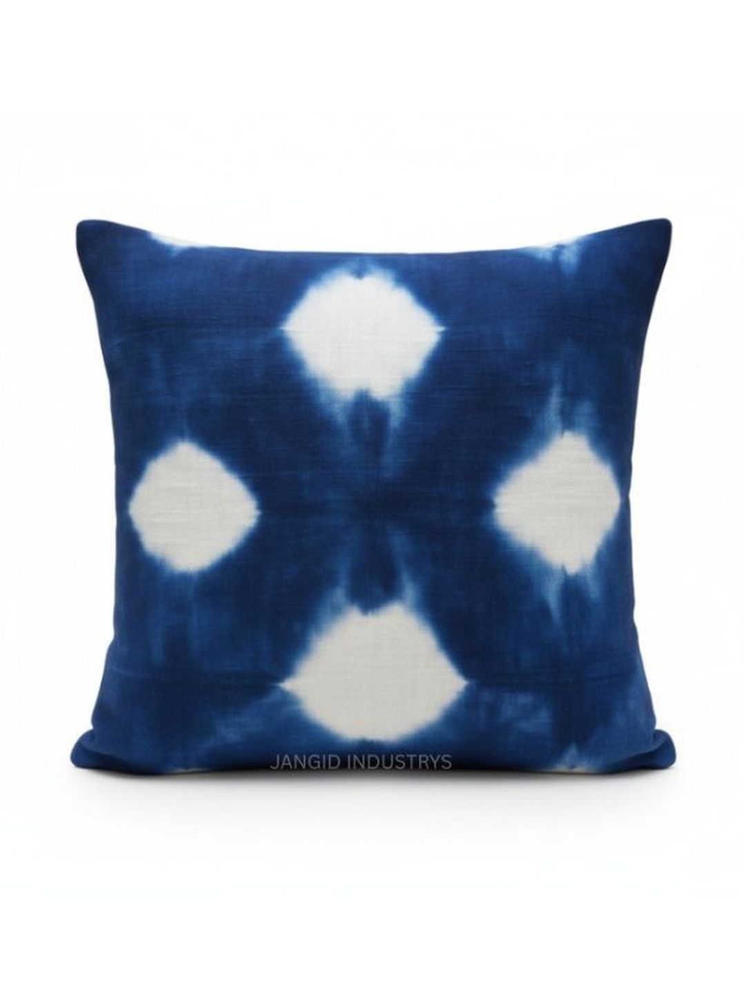 JANGID INDUSTRYS Blue Colourblocked Square Cushion Covers-image-36