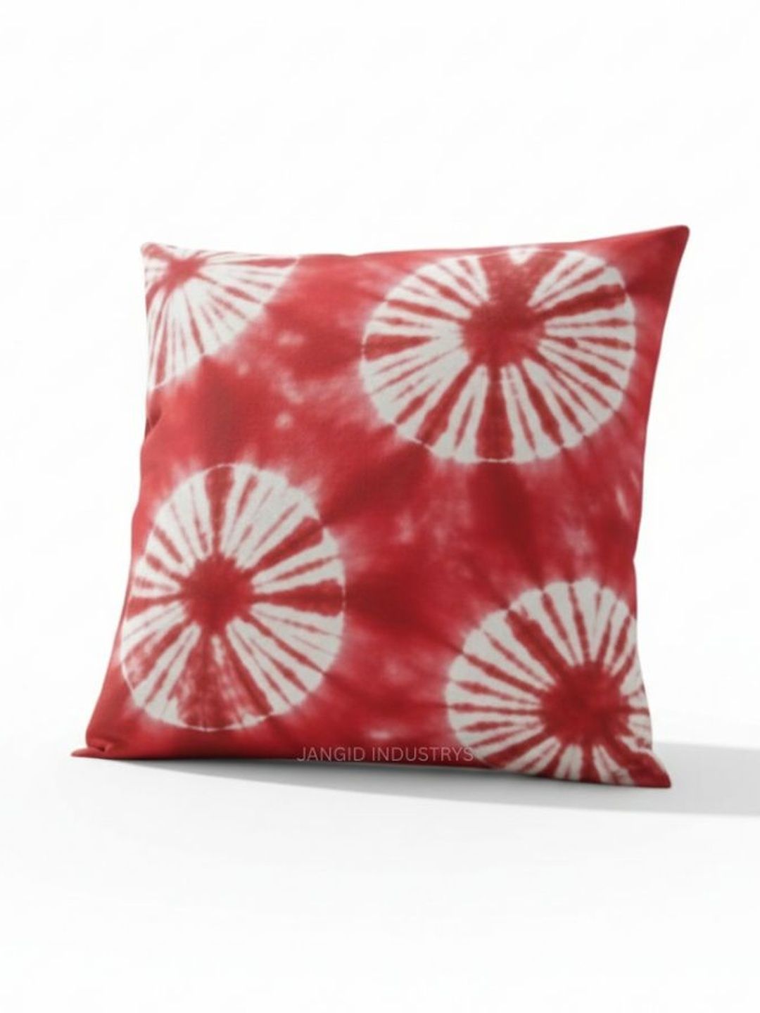 JANGID INDUSTRYS Red Printed Square Jute Cotton Cushion Cover-picture-11