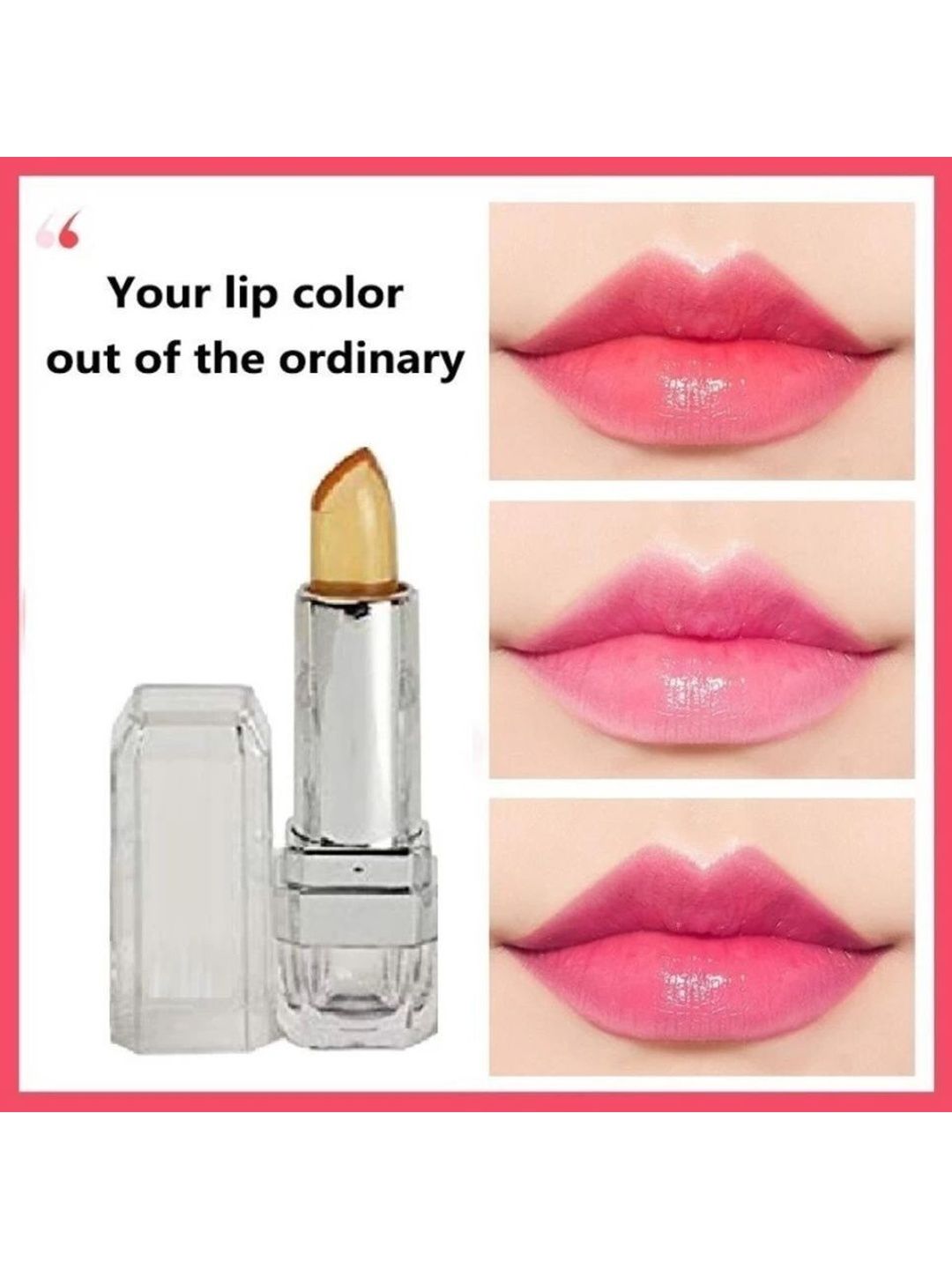 Aylily Long Lasting Glossy Colour Changing Lipstick-3.6g-Pink-picture-26