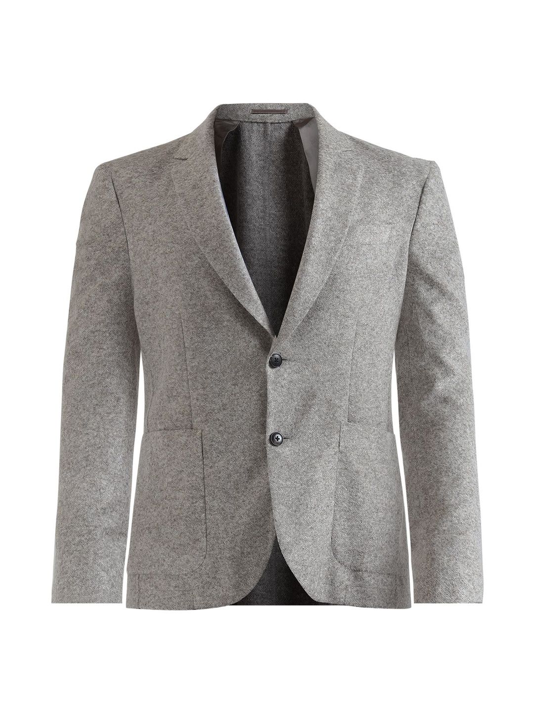 HACKETT LONDON Notched Lapel Single-Breasted Slim Fit Casual Blazers-picture-55
