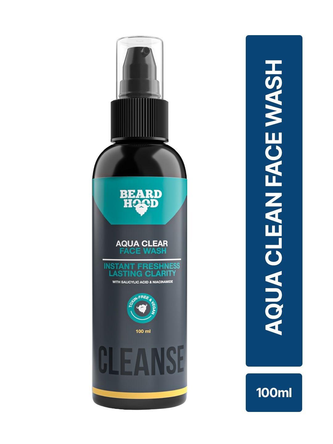 Beardhood Men Aqua Clear Face Wash - 100 ml-image-34