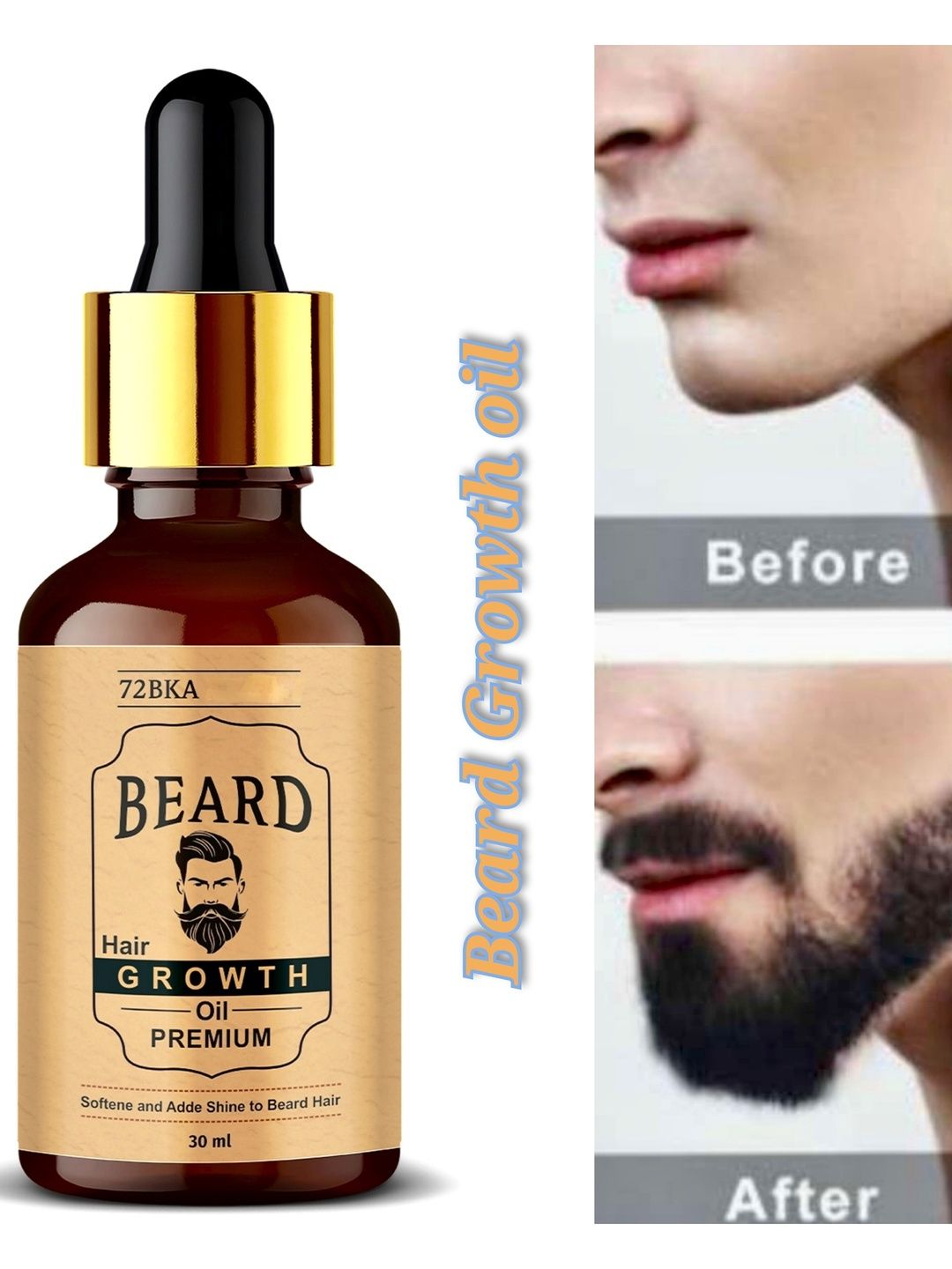 Be Kind Retail Beard Hair Growth Oil- 30 ml-picture-14