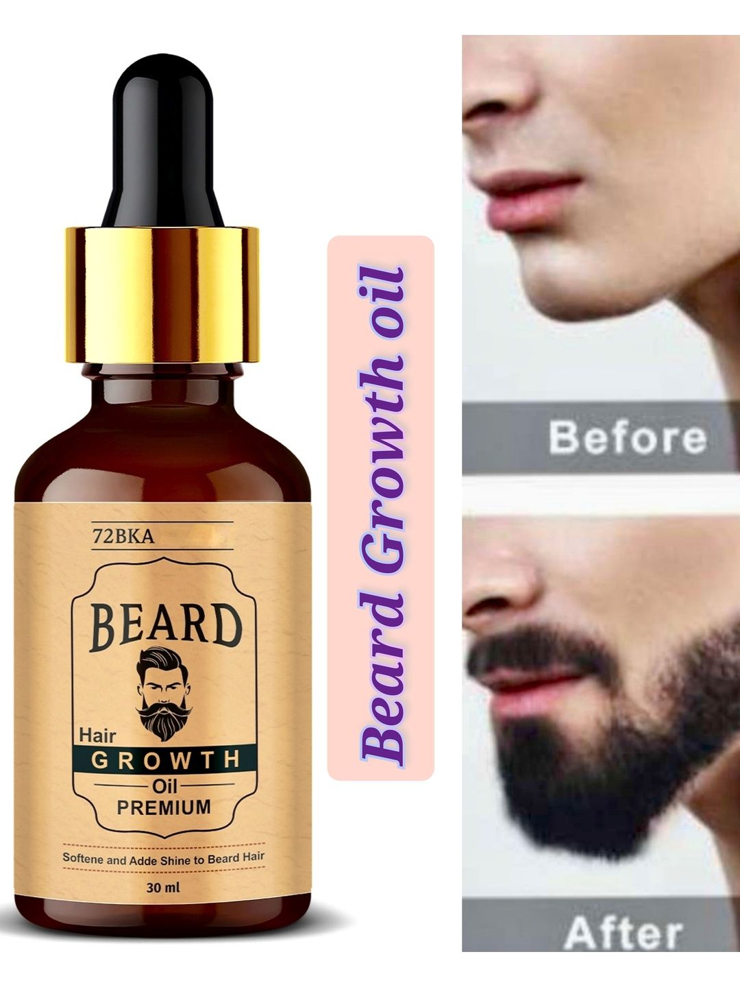 Be Kind Retail Beard Hair Growth Oil- 30 ml-picture-37