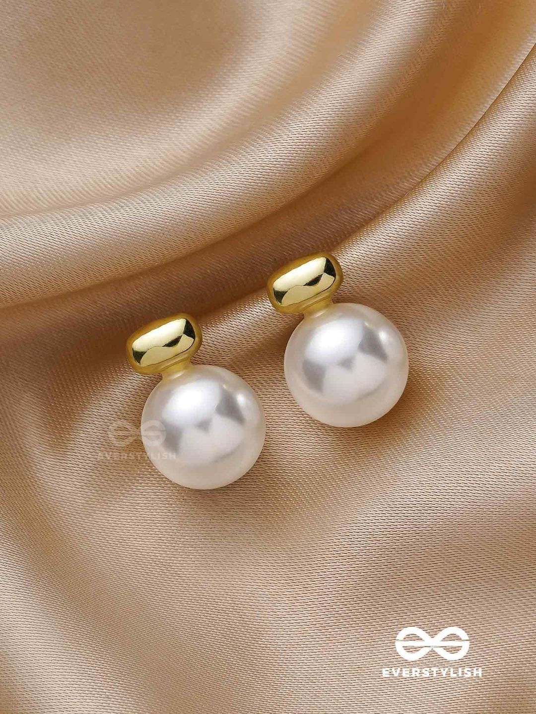 EVERSTYLISH Lustrous Pearls- Subtle Stud Earrings-image-27